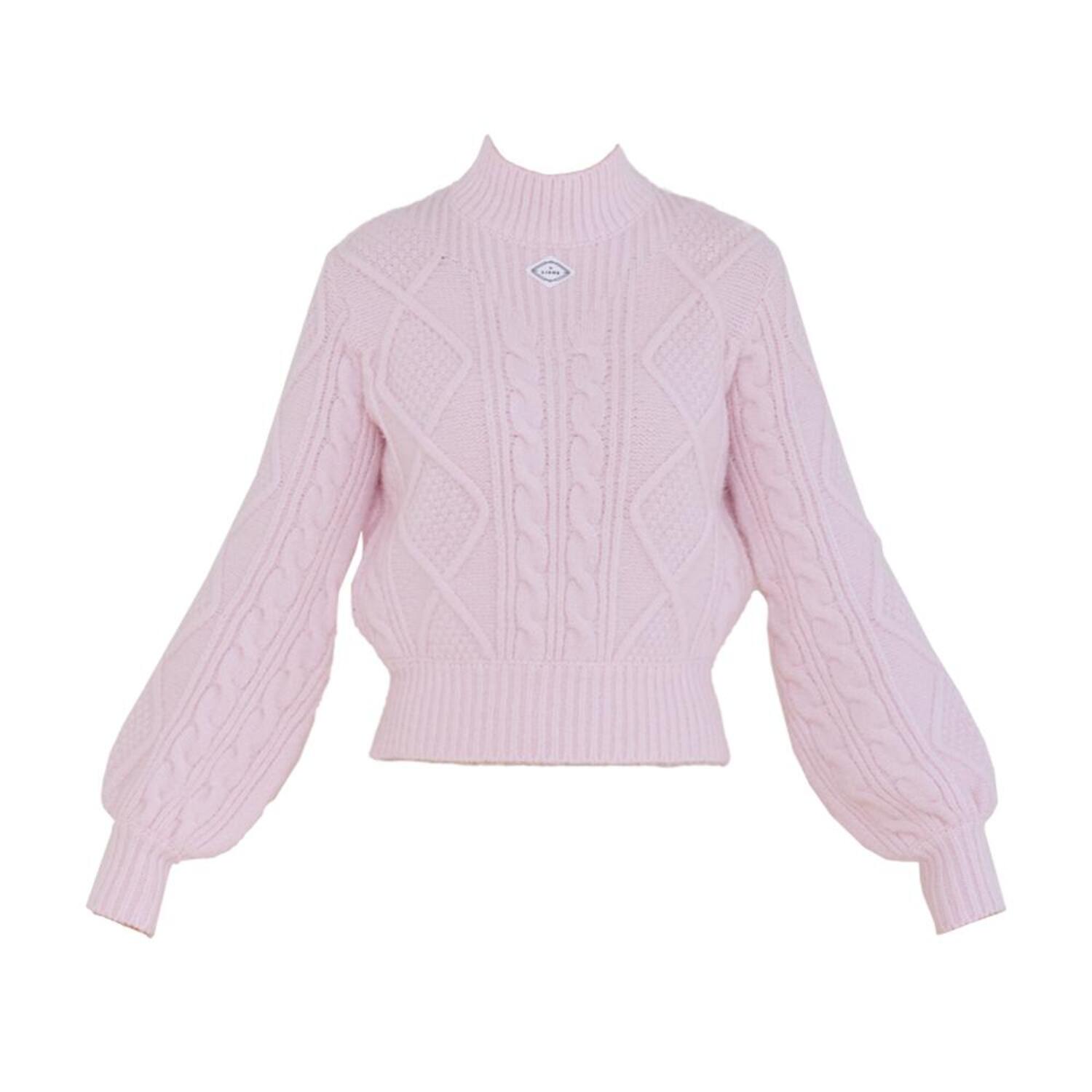 [JJA] 제이제인 벌룬 소매 스웨터 Balloon Sleeves Sweater (Pink) J486KT01PK