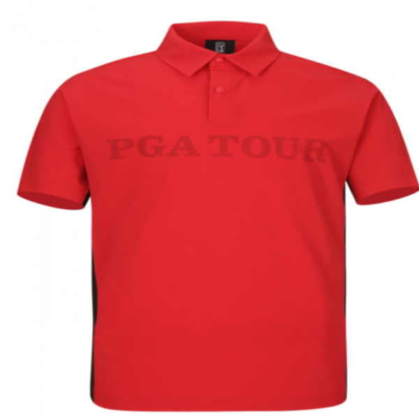[GSH] PGA TOUR&amp;LPGA 남성 배색포인트 동체패턴 반팔 티셔츠 L222TS115P36