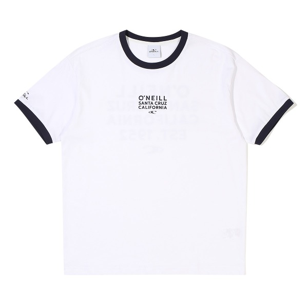 [오닐] 24SS 남성 스크립트 링거 반팔 티셔츠 OMTRN2056-101